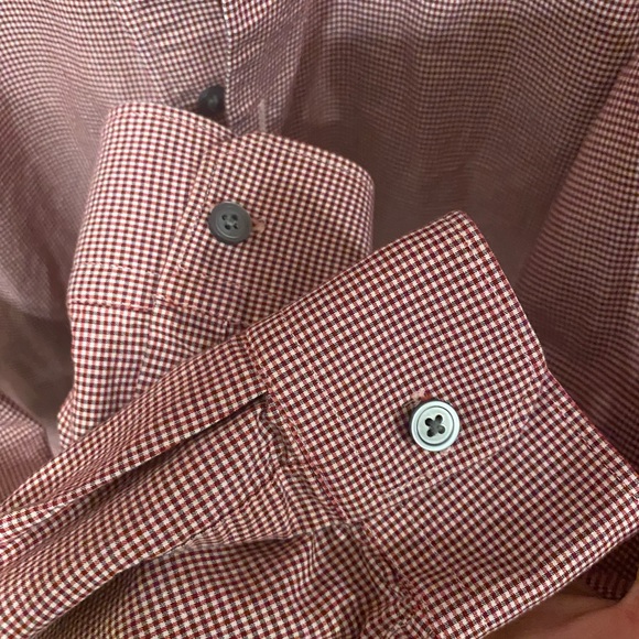 Express button down micro checkered print - Picture 3 of 4